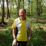 Doug after finishing today at Mansty Wood
